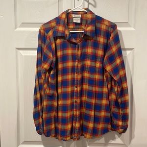 Dickies Women’s plaid button up shirt